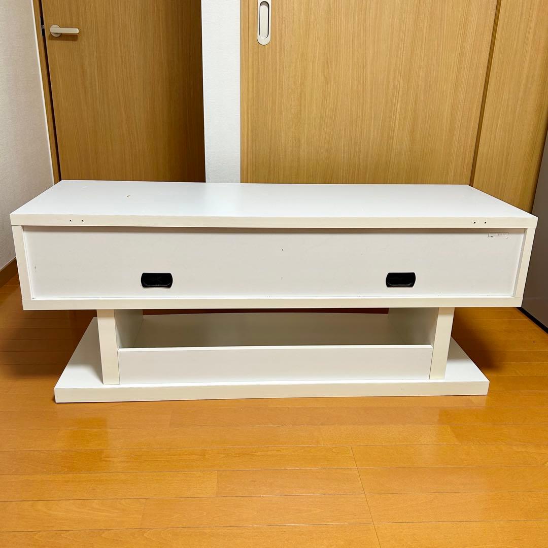 【NITORI】 ホワイトテレビボード 左右収納　送料込みでお値段ギリギリです