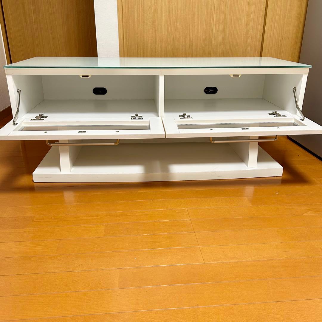 【NITORI】 ホワイトテレビボード 左右収納　送料込みでお値段ギリギリです