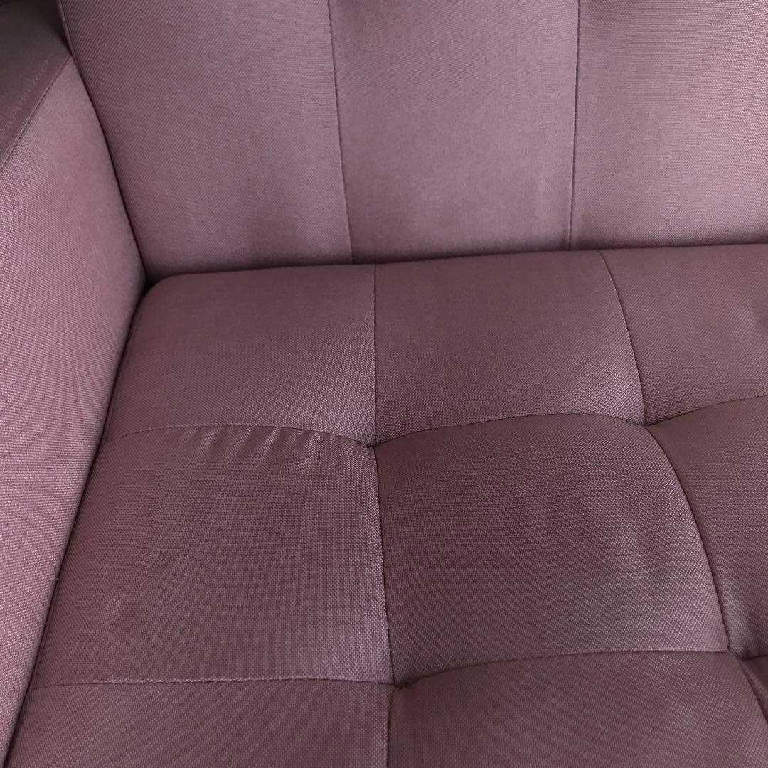 OSJ 2人掛けソファ ピンク