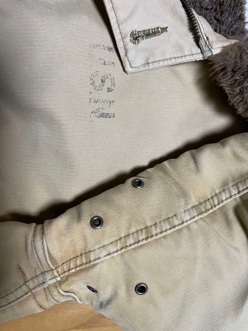 古着　N-1 デッキジャケット 裏ボア ミリタリージャケット