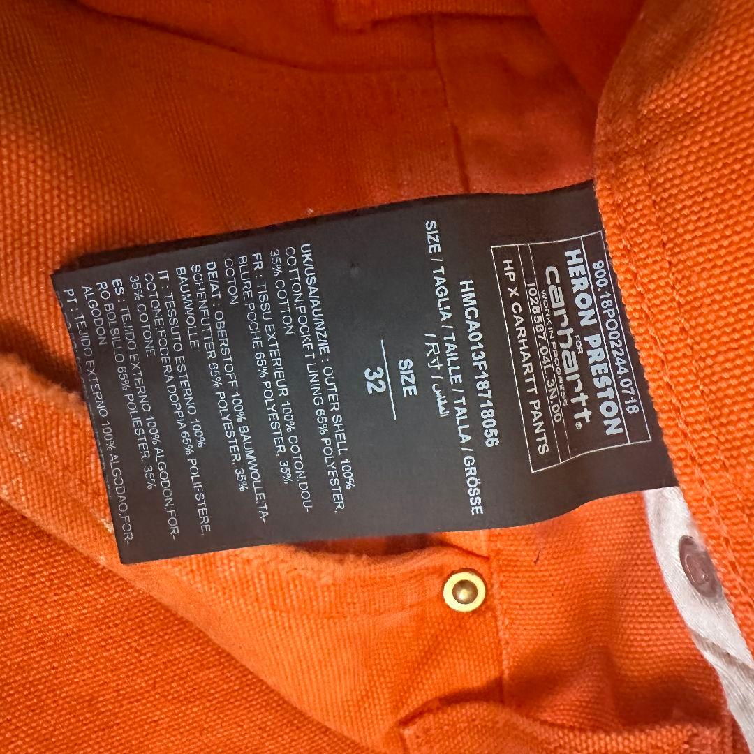 パンツ HERON PRESTON CARHARTT DOUBLE KNEE 32