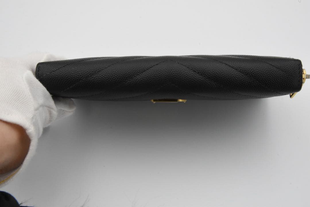 SAINT LAURENT ラウンドファスナー　カサンドラ　付属品有