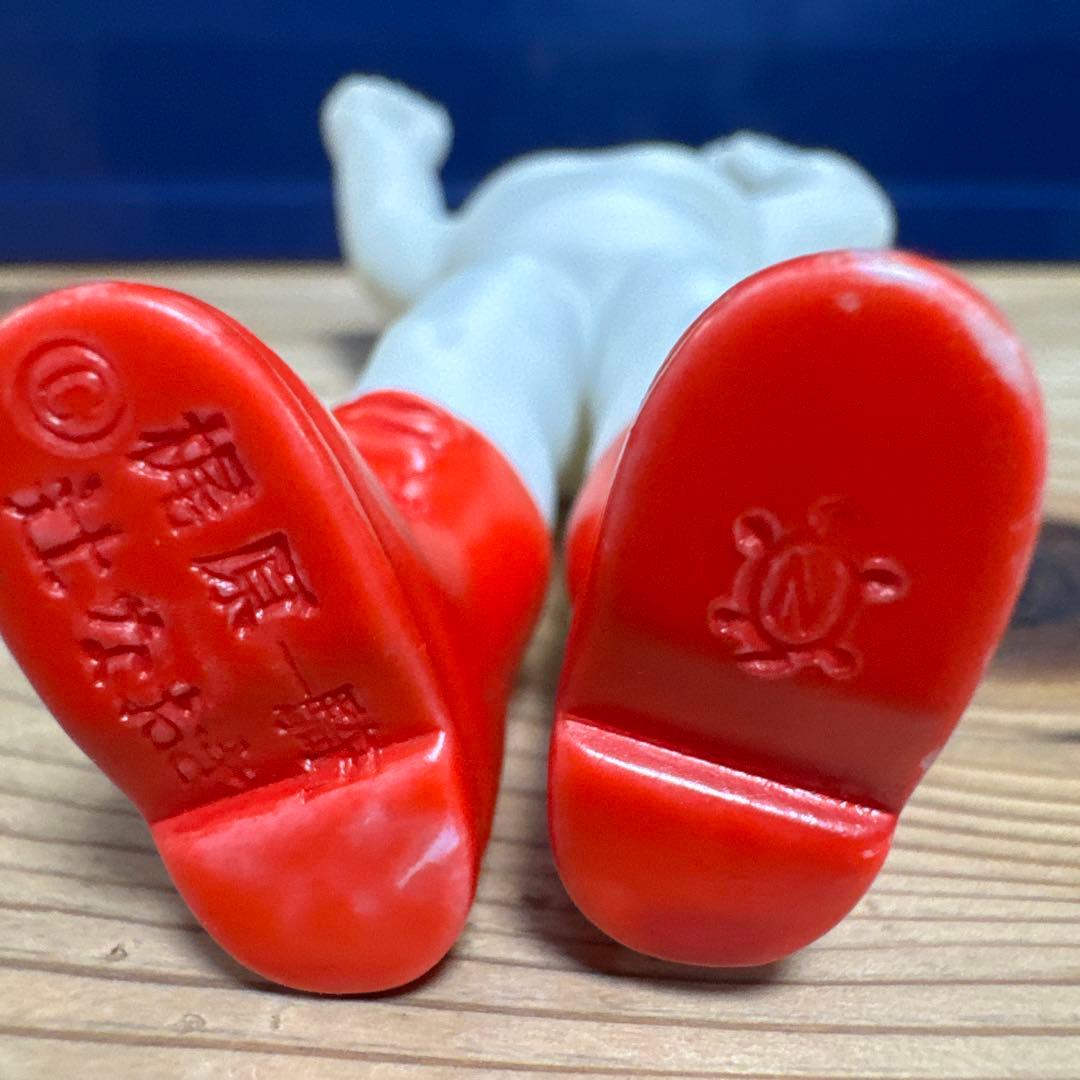 激レア‼️ 無版権　当時物タイガーマスク　ミスターノー　パチ　ソフビ　中嶋製作所