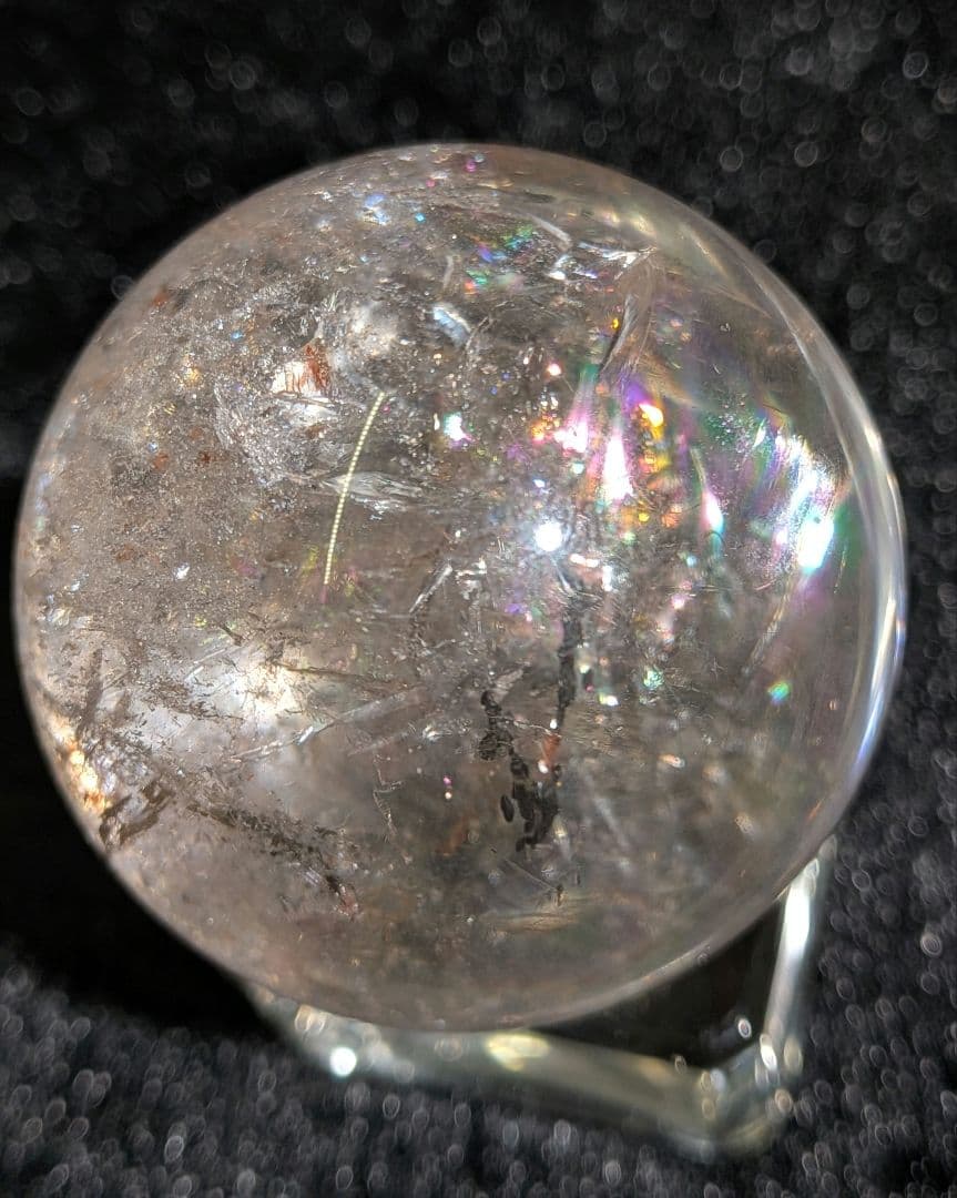 本日限定価格❣️【高品質】天然石ピンクアゼツライト③スフィア4.6cm　丸玉