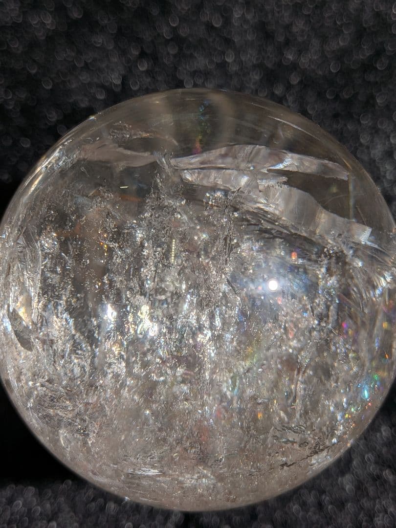 本日限定価格❣️【高品質】天然石ピンクアゼツライト③スフィア4.6cm　丸玉