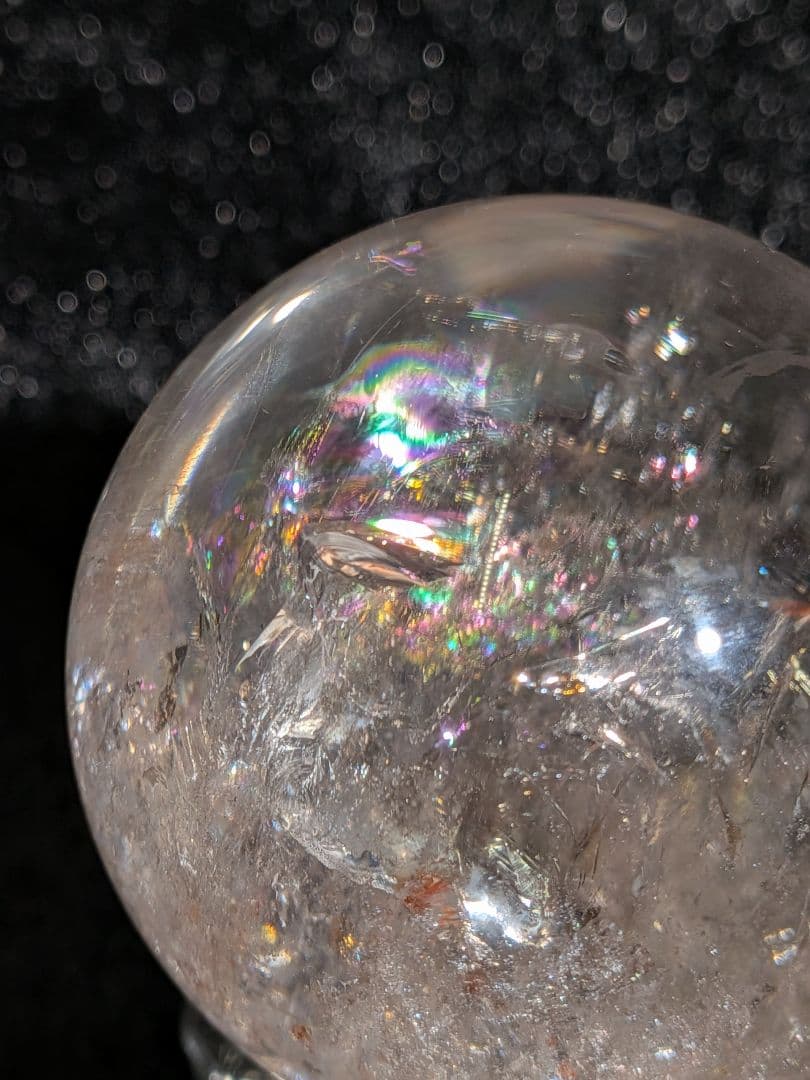 本日限定価格❣️【高品質】天然石ピンクアゼツライト③スフィア4.6cm　丸玉