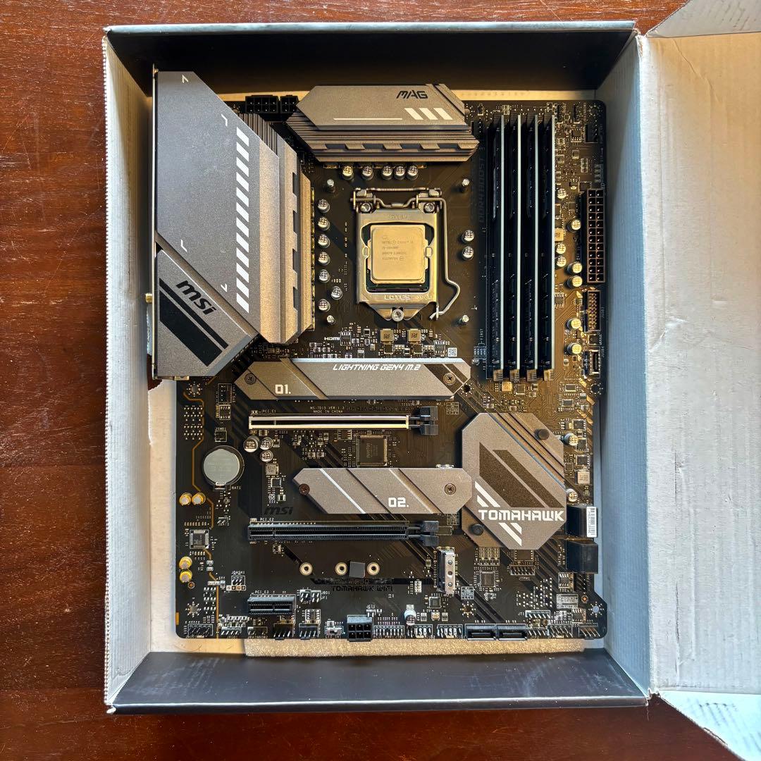 i5-10400F/B560/32GB/650W電源/純正ファン・アンテナ付