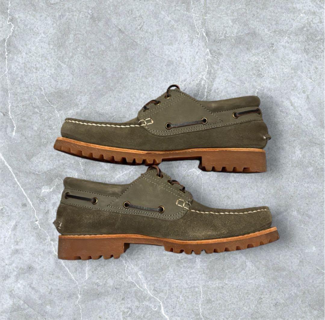 Timberland デッキシューズ カーキ