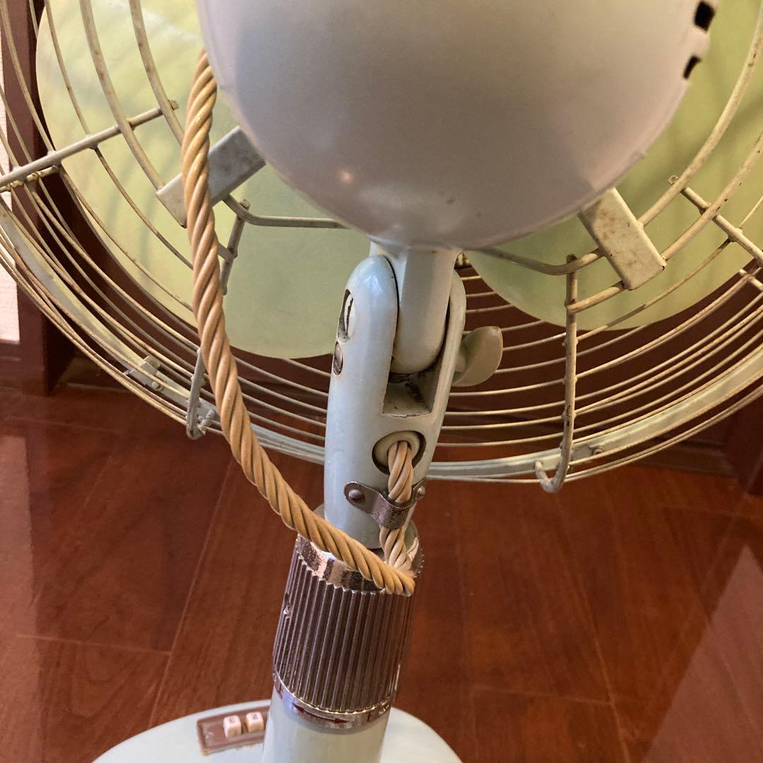 ナショナル ミントグリーン 扇風機 3枚羽根