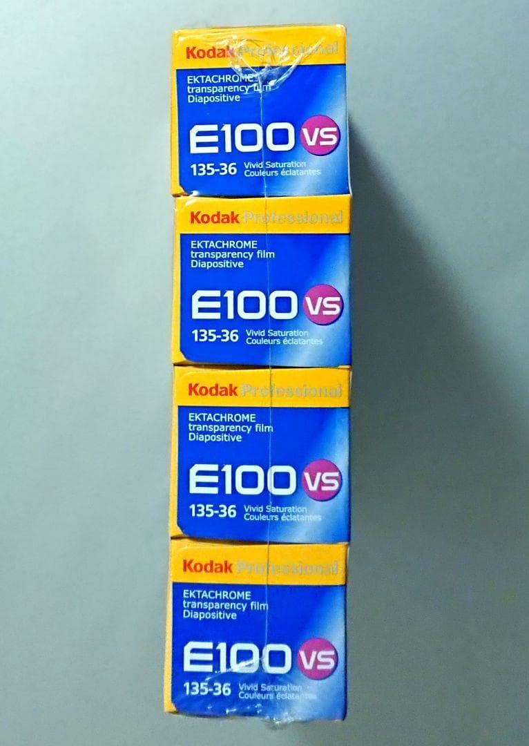 【未使用・未開封】Kodak E100 VS 8本（期限切れ）