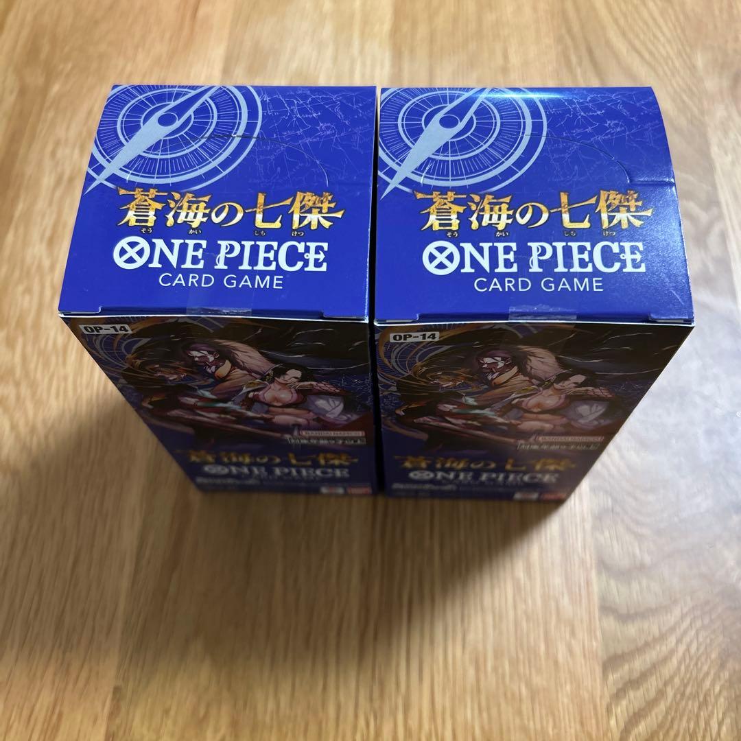 ワンピースカードゲーム　蒼海の七傑　2BOX テープ付き