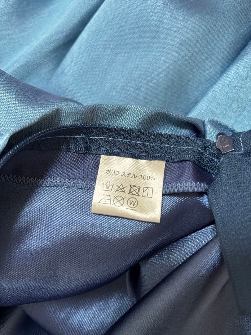 ゆめりすと　フォーマルドレス　130 135 140 グレイッシュブルー