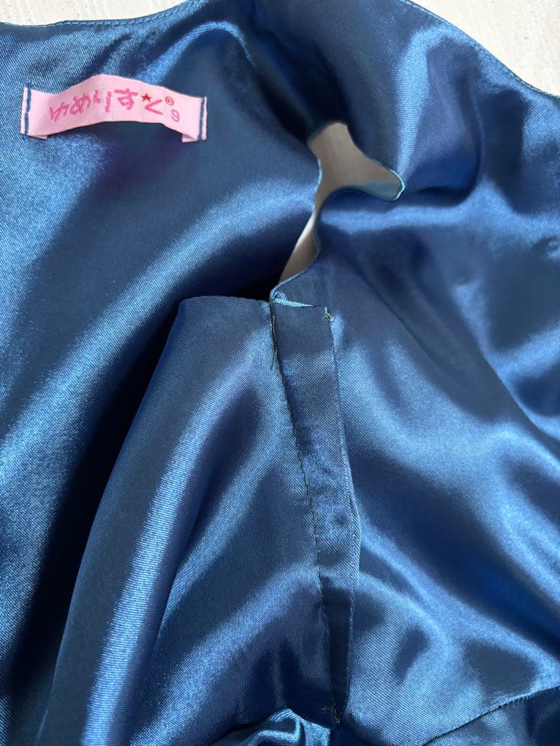 ゆめりすと　フォーマルドレス　130 135 140 グレイッシュブルー