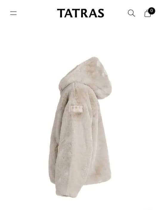 美品☆TATRASユモラYUMOLA ファーブルゾンサイズ03