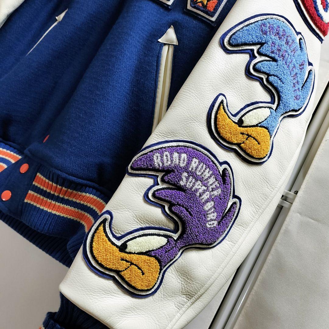 t*n様 Whitesville 東洋 スタジャン 40 ネイビー ロードランナ