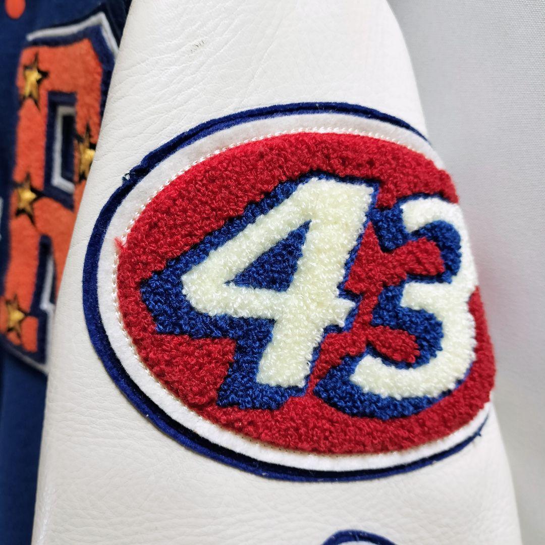 t*n様 Whitesville 東洋 スタジャン 40 ネイビー ロードランナ