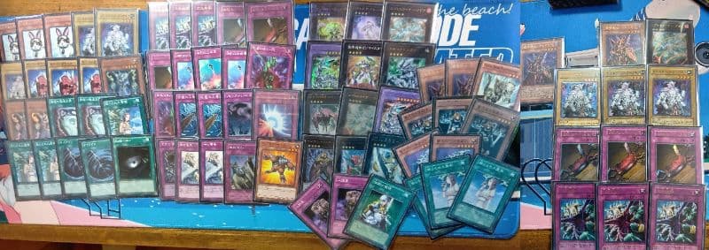 1103引退品デッキ10個サイド付き、関連カードバインダー2個