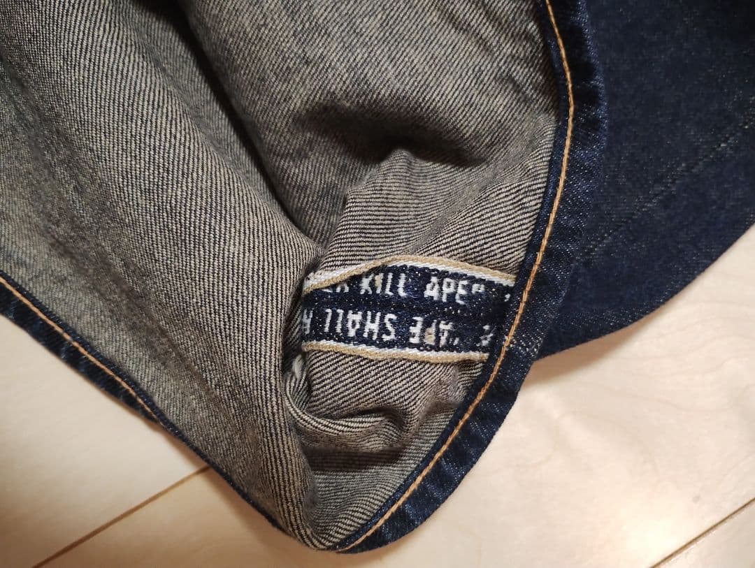 BATHING APE デニム ショートパンツ XLサイズ青山限定