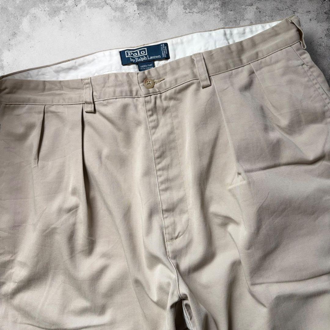 90s RalphLauren アンドリューパンツ USA ヴィンテージポロチノ