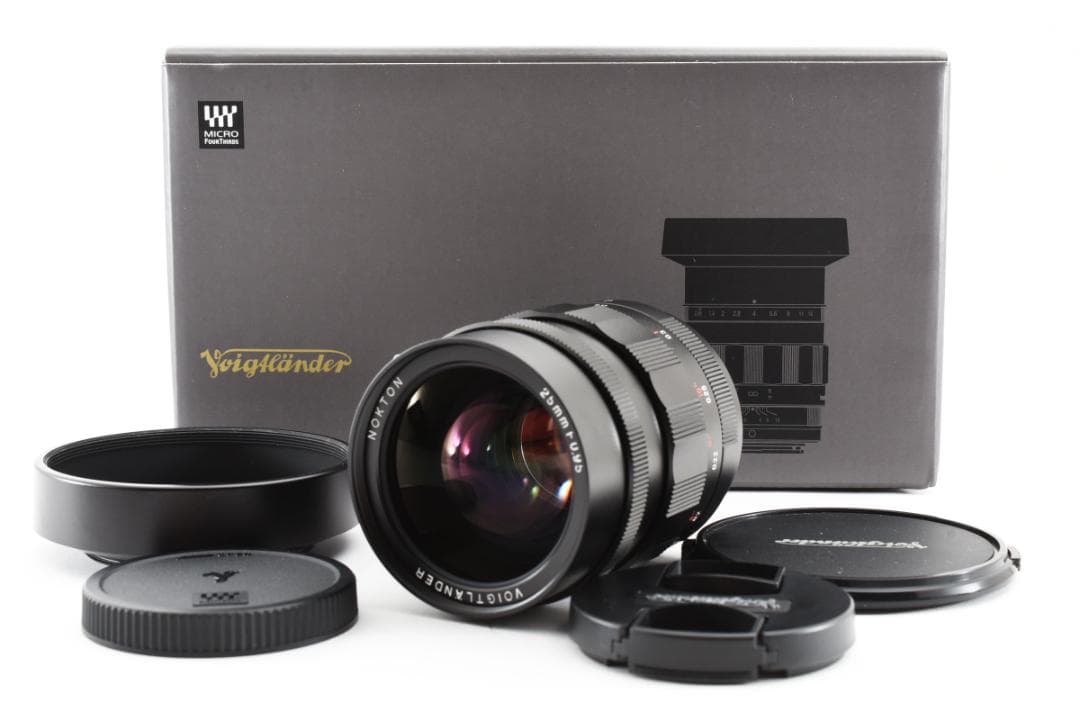Voigtländer Nokton 25mm F0.95 M4/3 MFレンズ