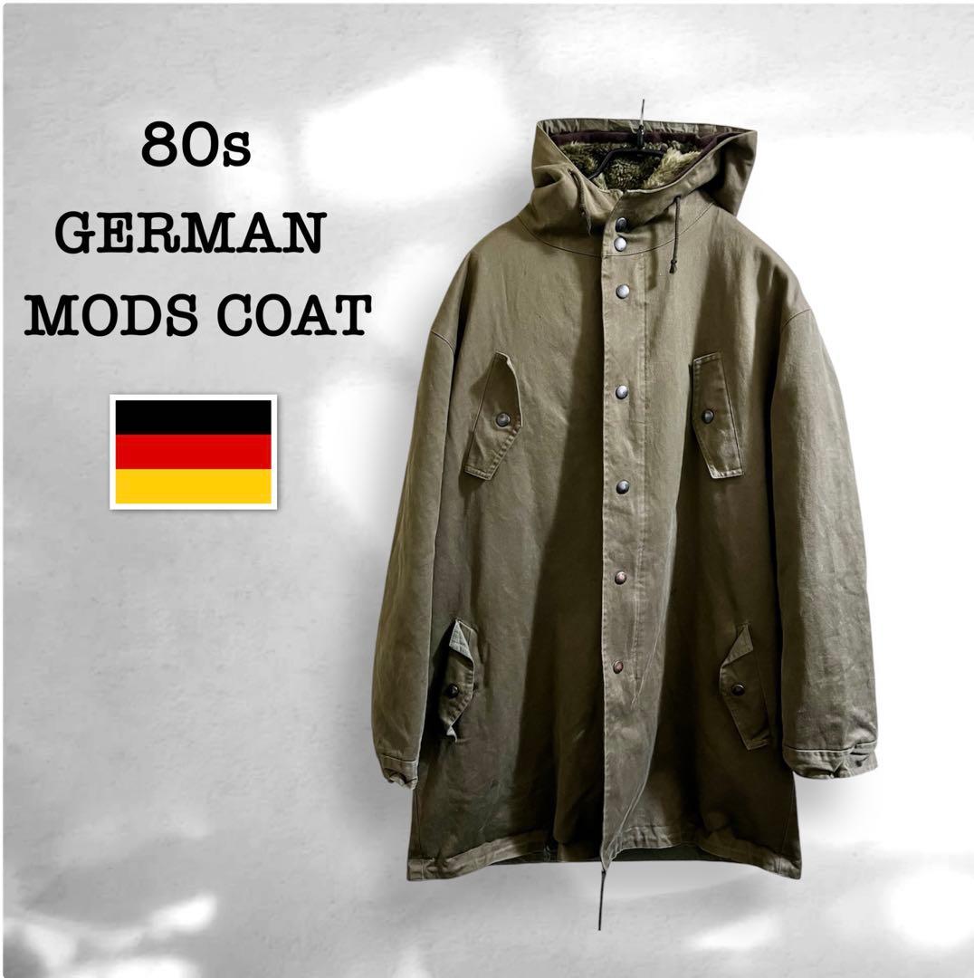 80s ヴィンテージ ドイツ モッズコート フィールドパーカー ライナー付き