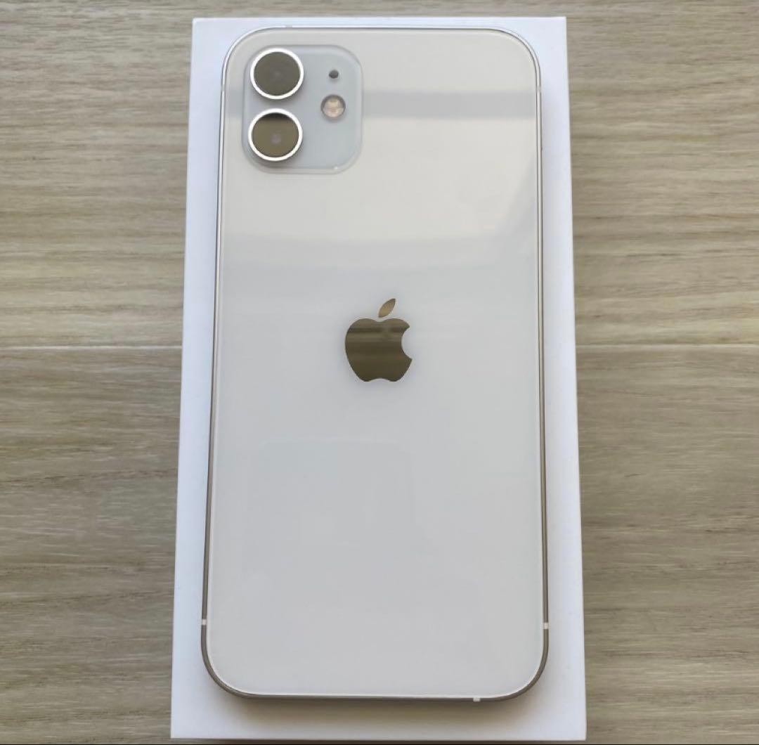 【新品同様★電池新品】iPhone12 mini 256GB 白 SIMフリー