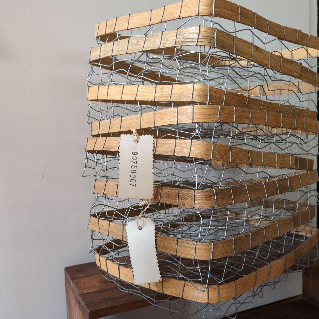 アンティーク風ワイヤーかご (9点セット)