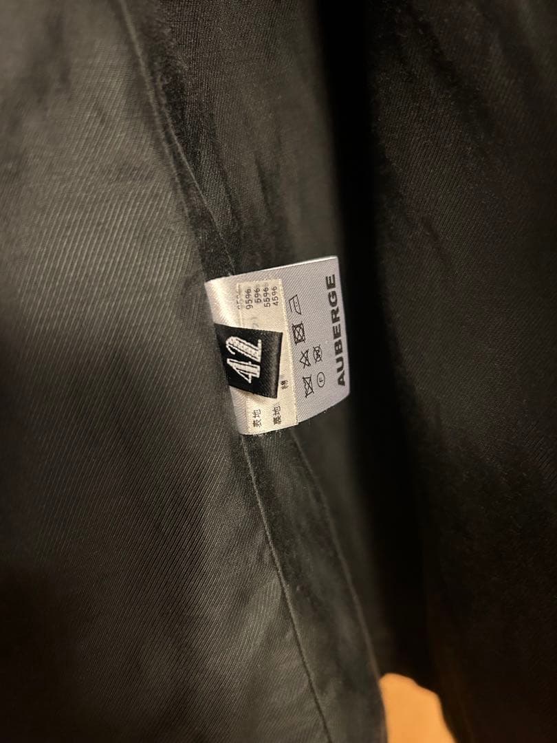 AUBERGE コルビジェ ジャケット ジャーマンレザー モールスキン 42