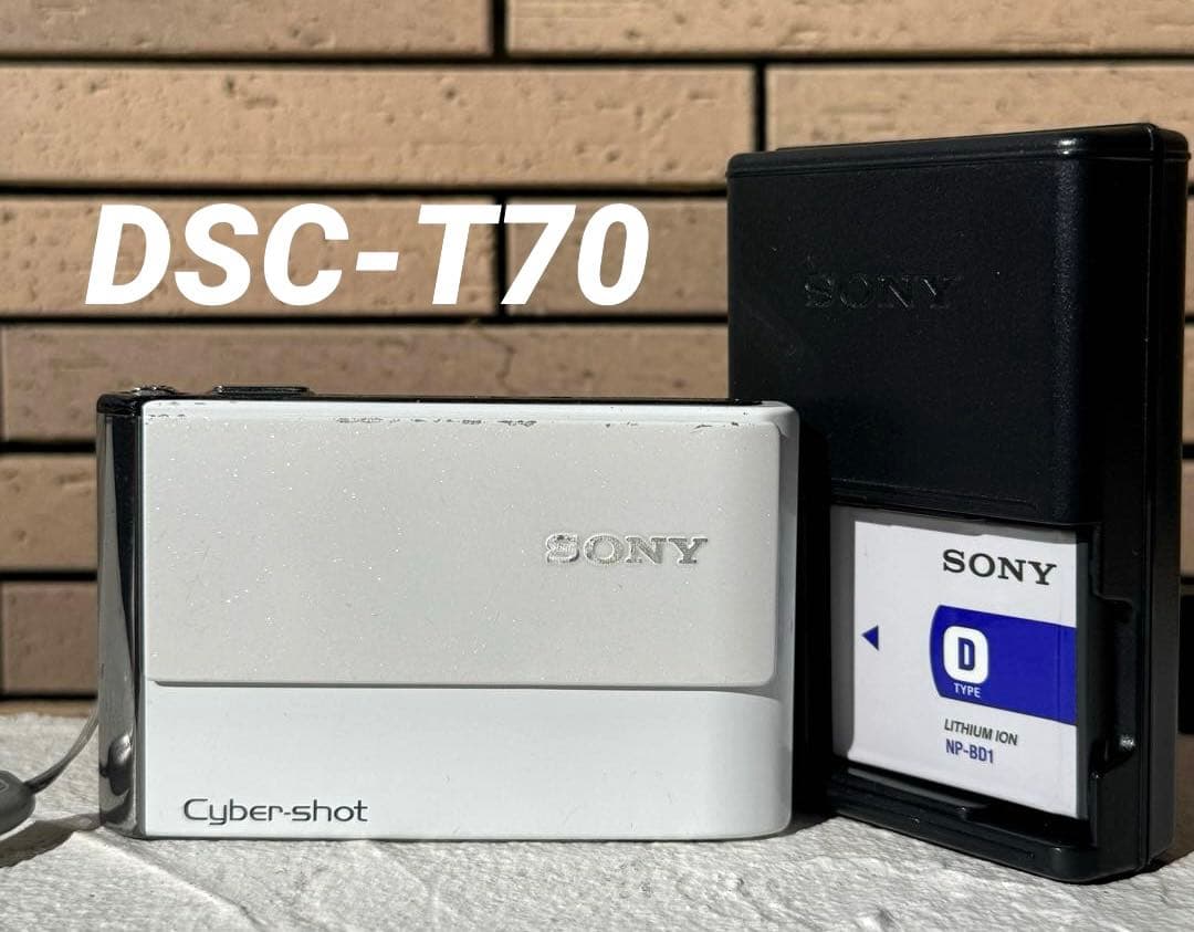 実写美⭕️【動作確認済み】SONY ソニー　Cyber-shot DSC-T70