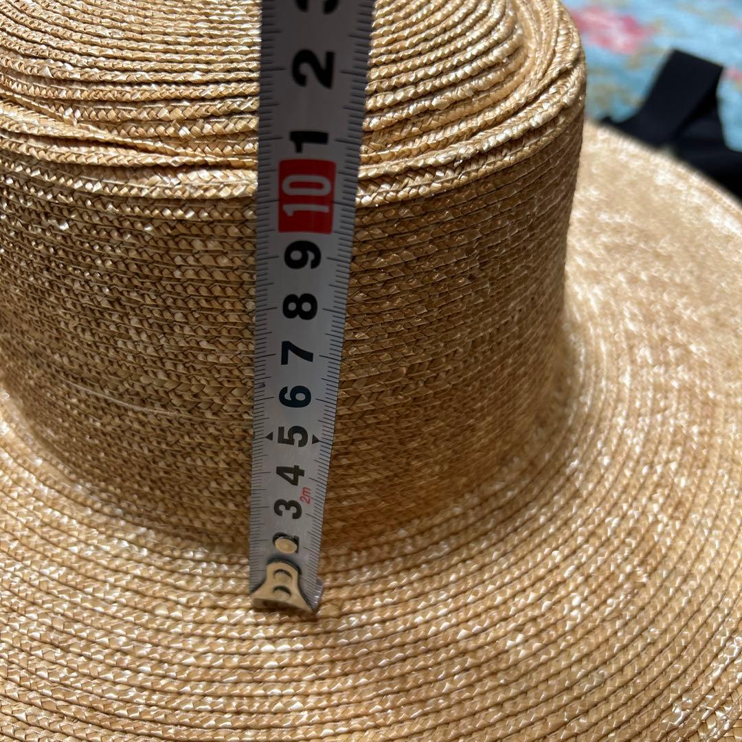 WICA GROCERY 麦わら帽子 ベージュ ストローハット