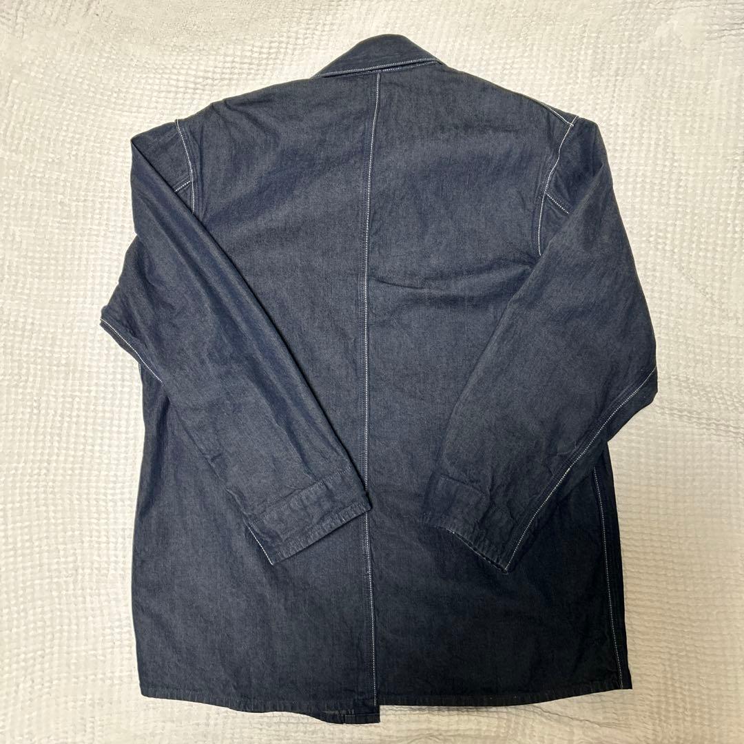 ジャケット・アウター AURALEE HARD TWIST LIGHT DENIM SHIRT