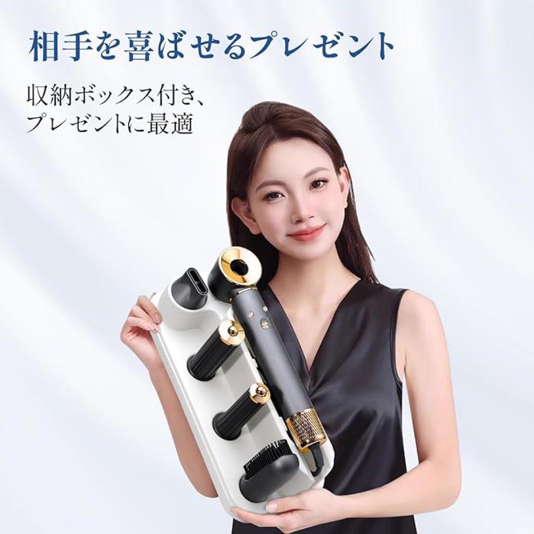 くるくるドライヤー ドライヤー 大風量 速乾 5 in 1 カールドライヤー