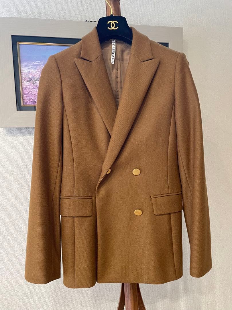 アナイANAYI 上品おしゃれなジャケット　サイズ36 キャメル