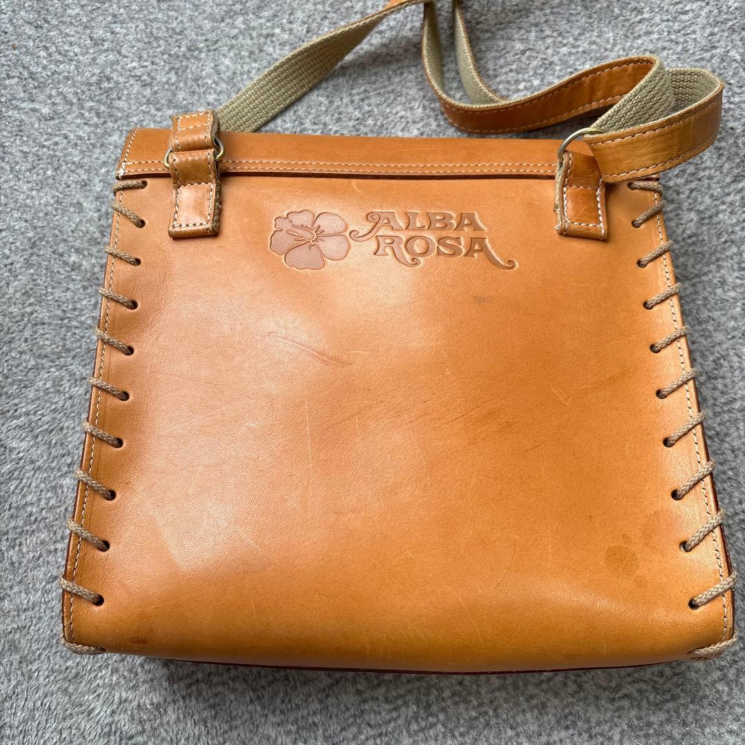 【アルバローザ　ALBA ROSA】本革　ショルダーバッグ