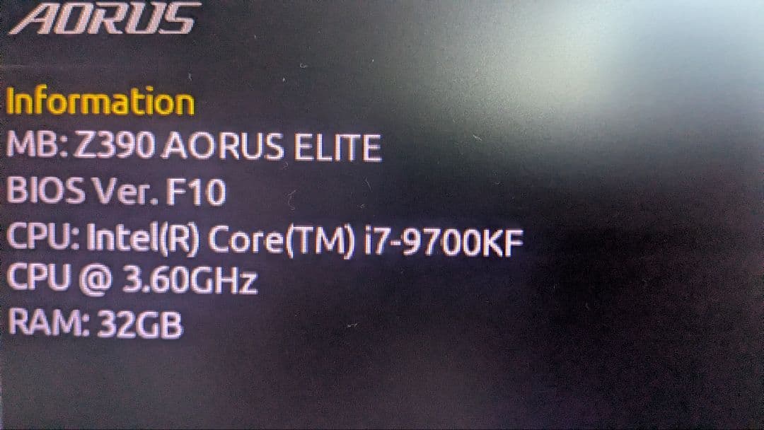 CPU Intel Core i7-9700KF 9th Gen CPU