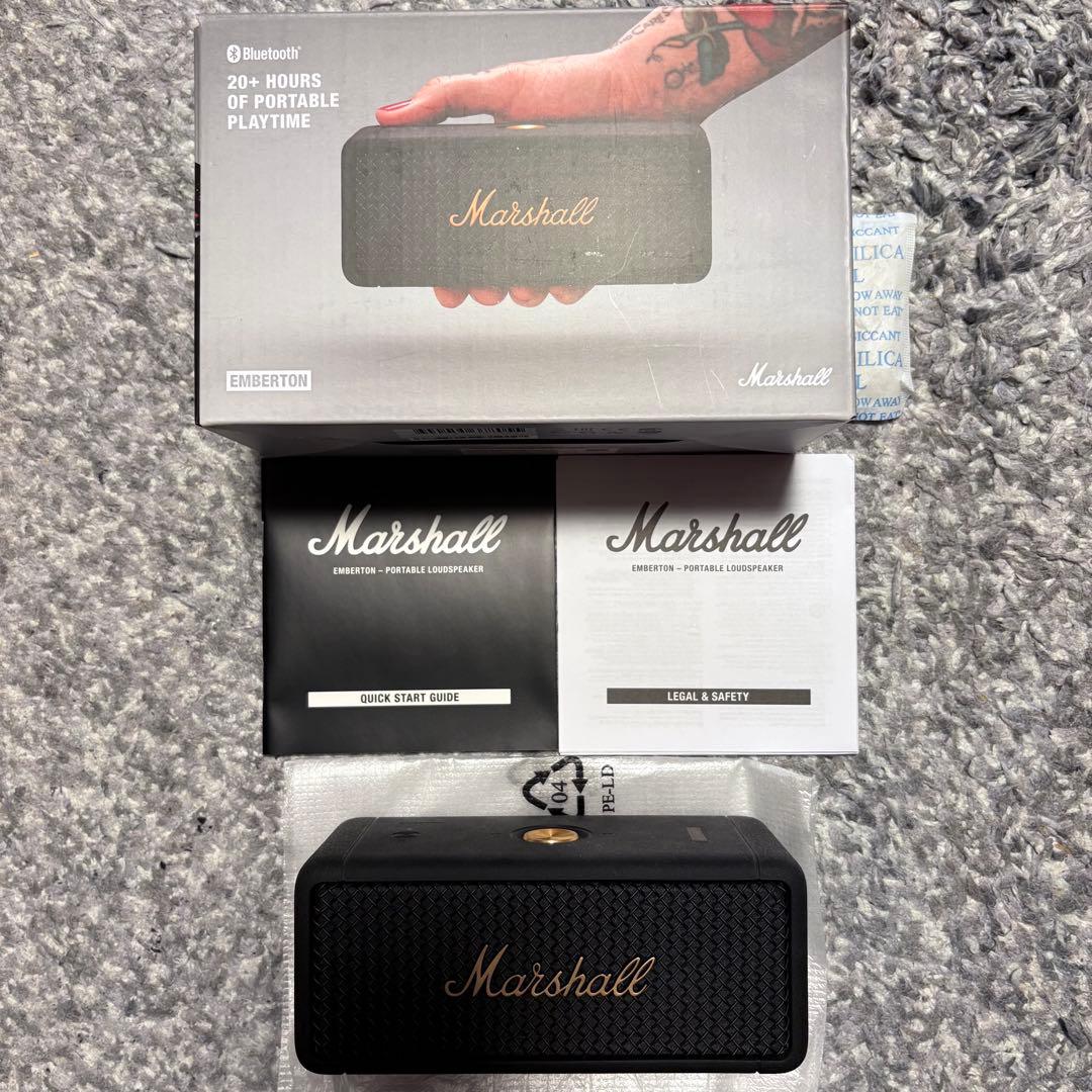 マーシャル Marshall EMBERTON ワイヤレススピーカー ブラック