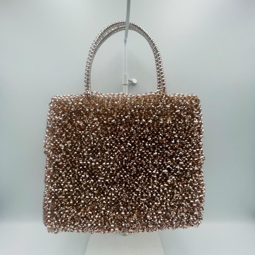 【美品】アンテプリマ ワイヤーバッグ ナストロ リボン 0113 K039