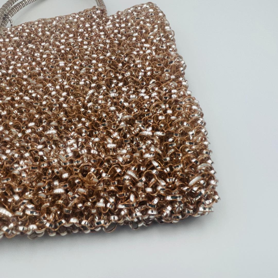 【美品】アンテプリマ ワイヤーバッグ ナストロ リボン 0113 K039