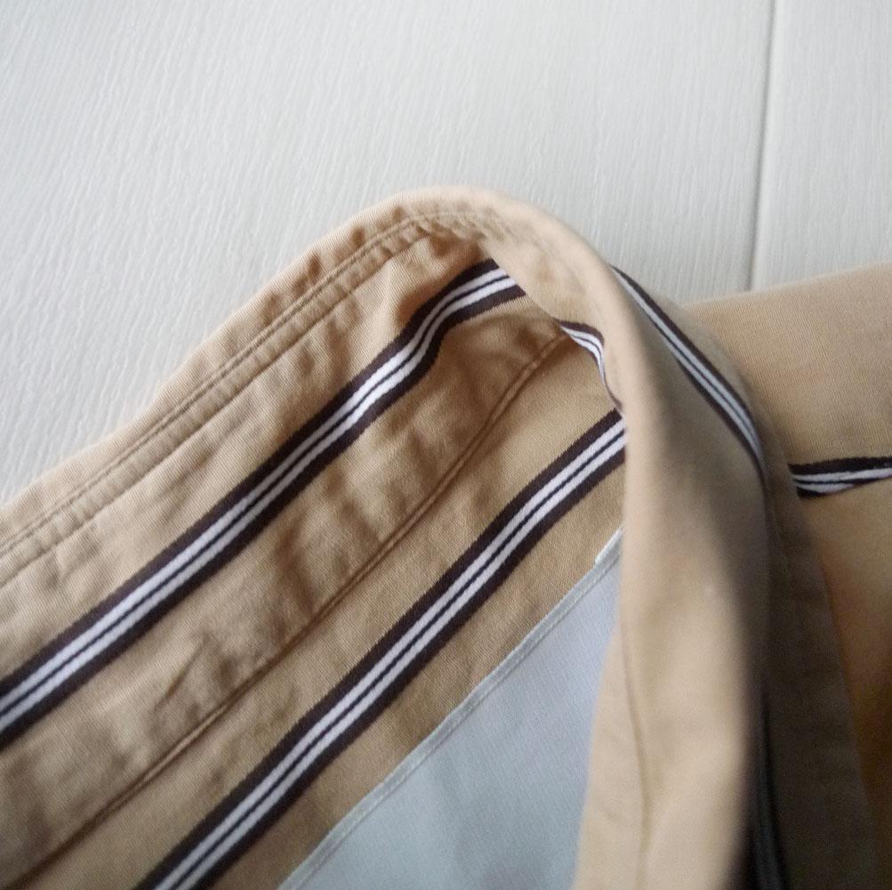 美品 TICCA 3万円 ストライプ柄シャツワンピース ロングワンピース 330