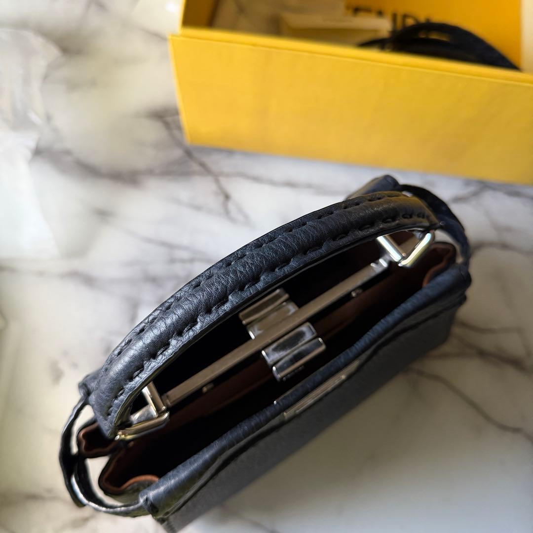 FENDI ピーカブー スモール ブラック セレリア 2WAY