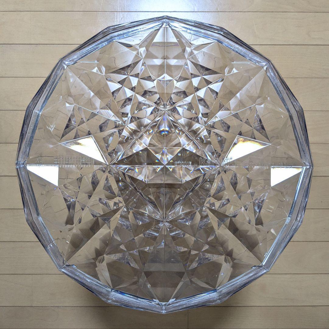 美品 Kartell STONE カルテル ストーン スツール クリスタル ③