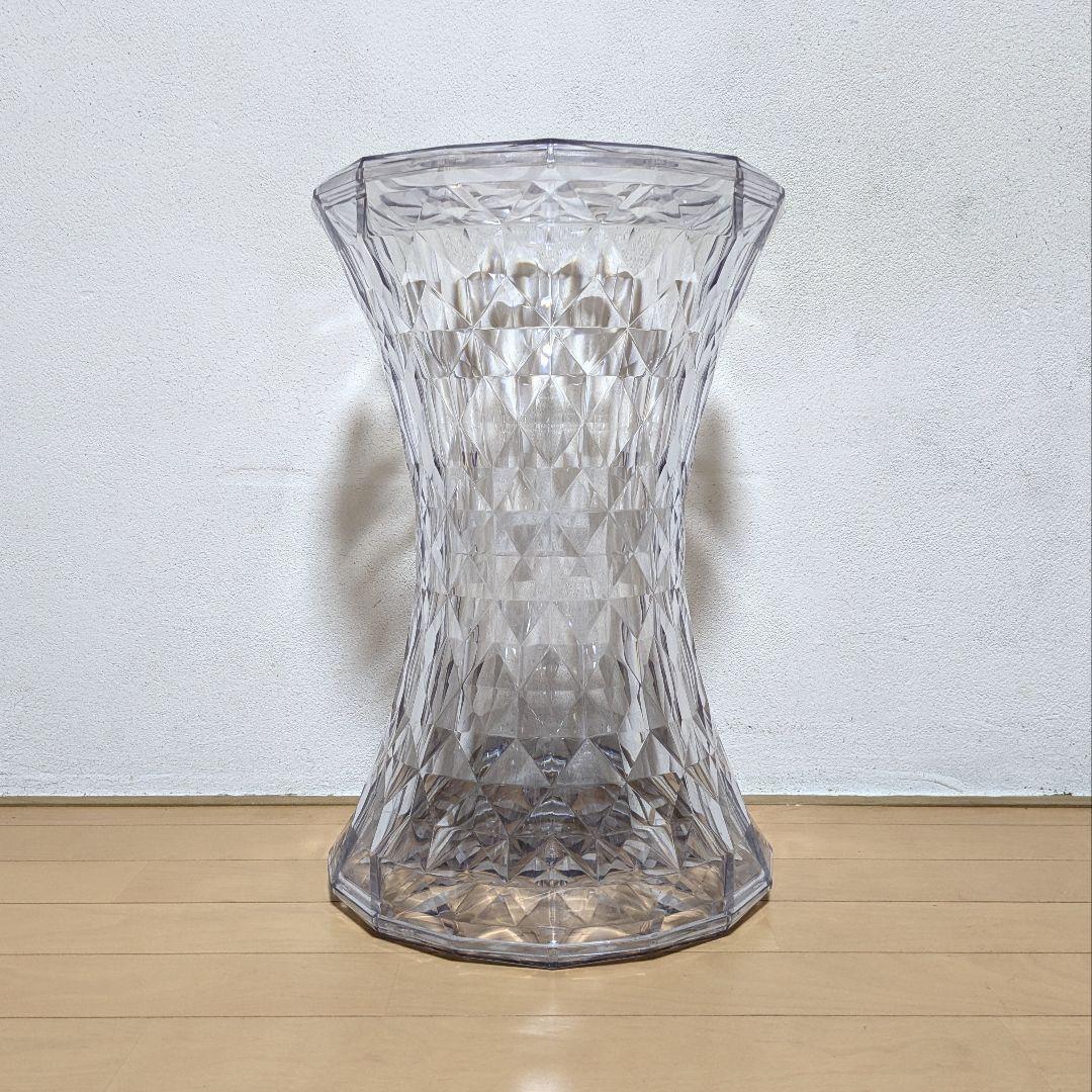 美品 Kartell STONE カルテル ストーン スツール クリスタル ③