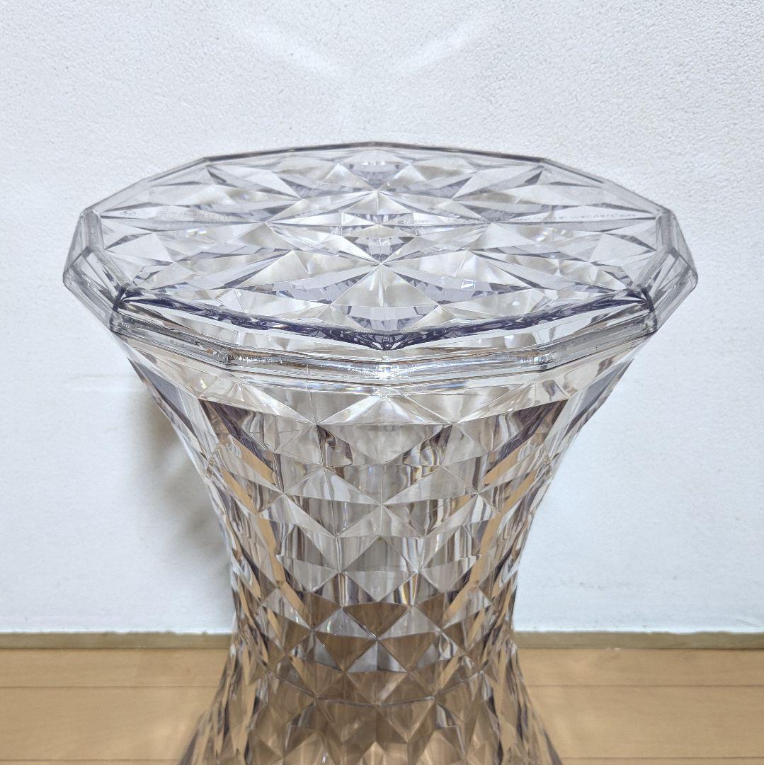 美品 Kartell STONE カルテル ストーン スツール クリスタル ③