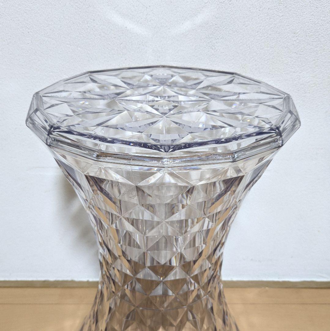 美品 Kartell STONE カルテル ストーン スツール クリスタル ③