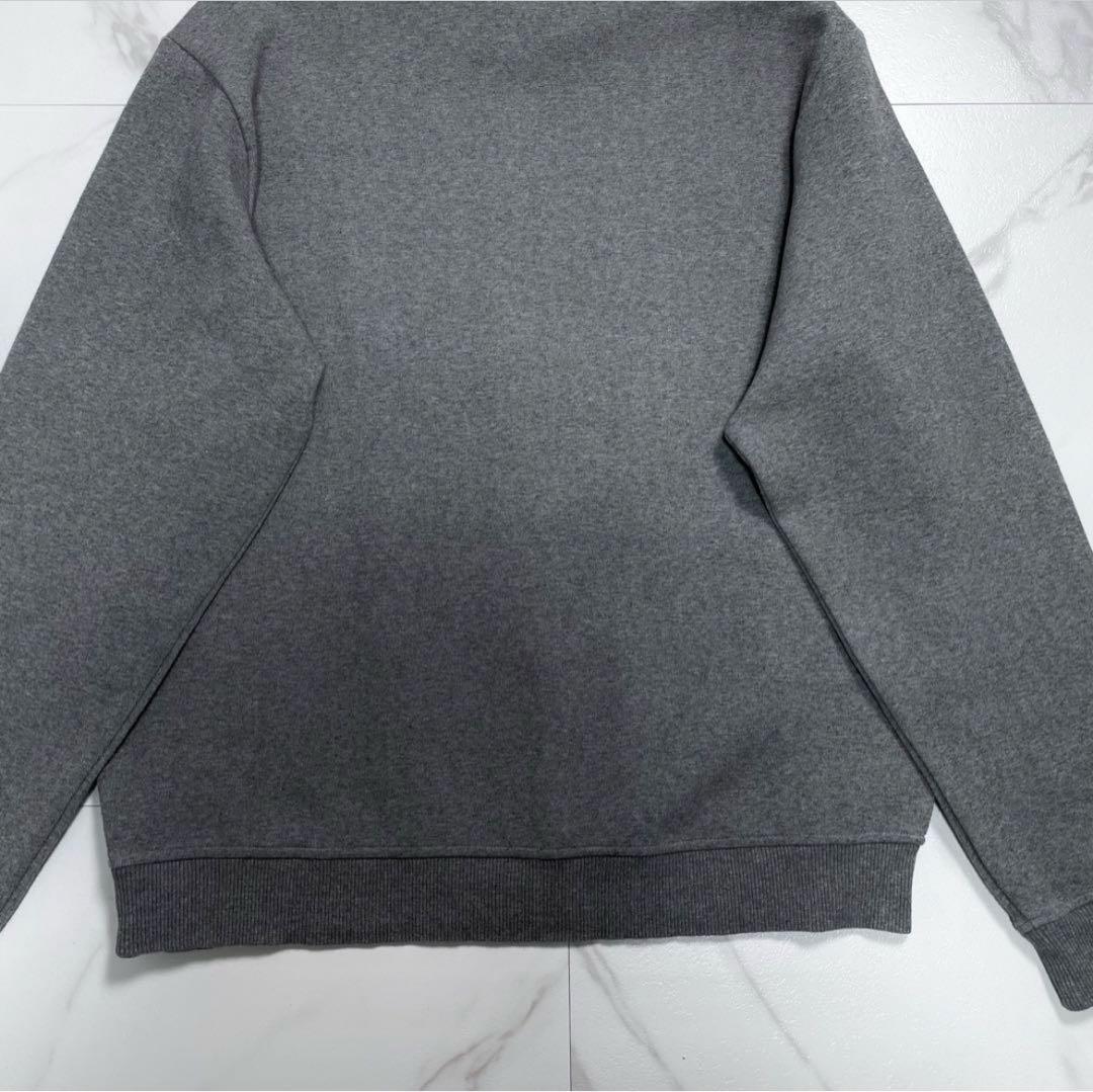 LACOSTE ラコステ コットンブレンド ネックロゴ　スウェット プルオーバー