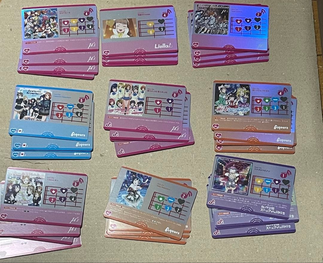 ラブライブカード　ラブカ　夏始まる　ライブカード 4コン 24タイプ