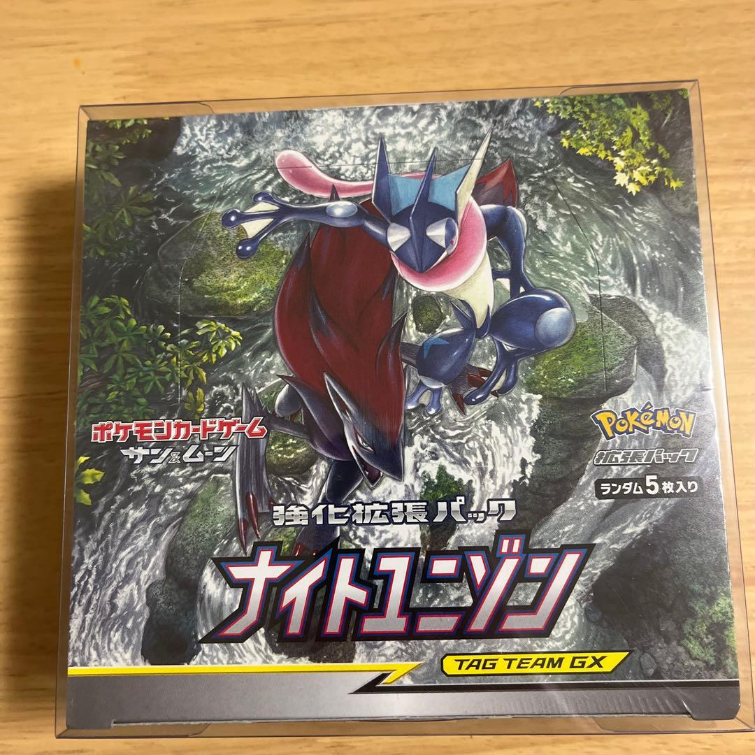ポケモンカードゲーム　ナイトユニゾン　box　未開封　シュリンク付き