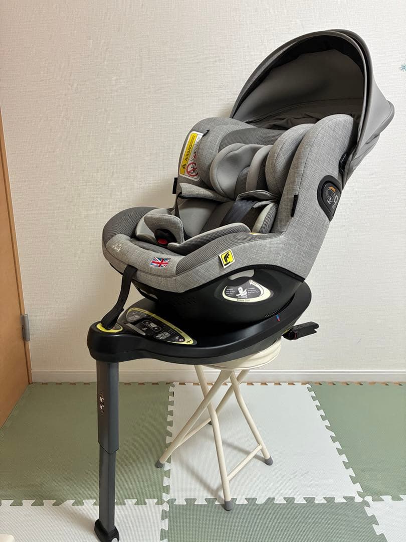 Joie チャイルドシート アイ・アーク360 キャノピー付（グレー）