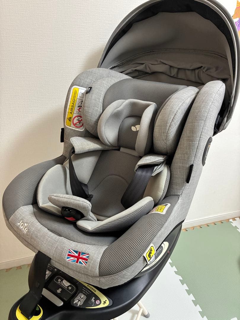 Joie チャイルドシート アイ・アーク360 キャノピー付（グレー）
