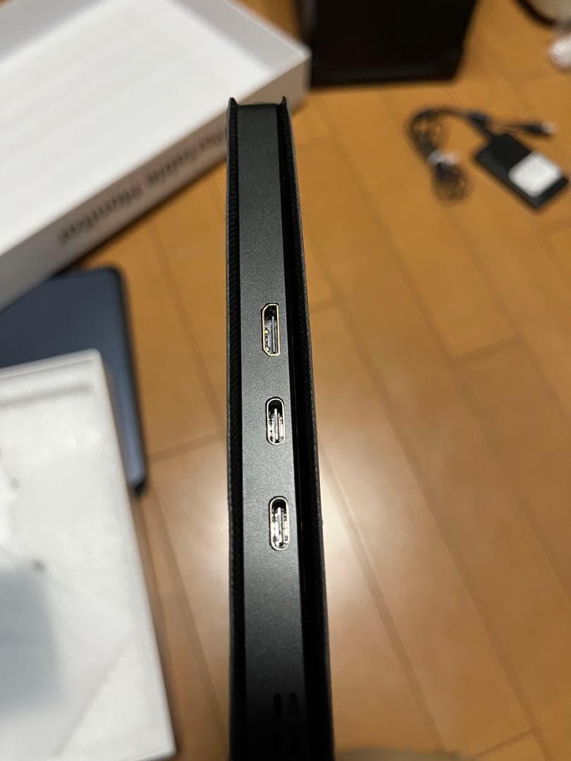 ポータブルモニター18.5インチtype-c一本給電&接続